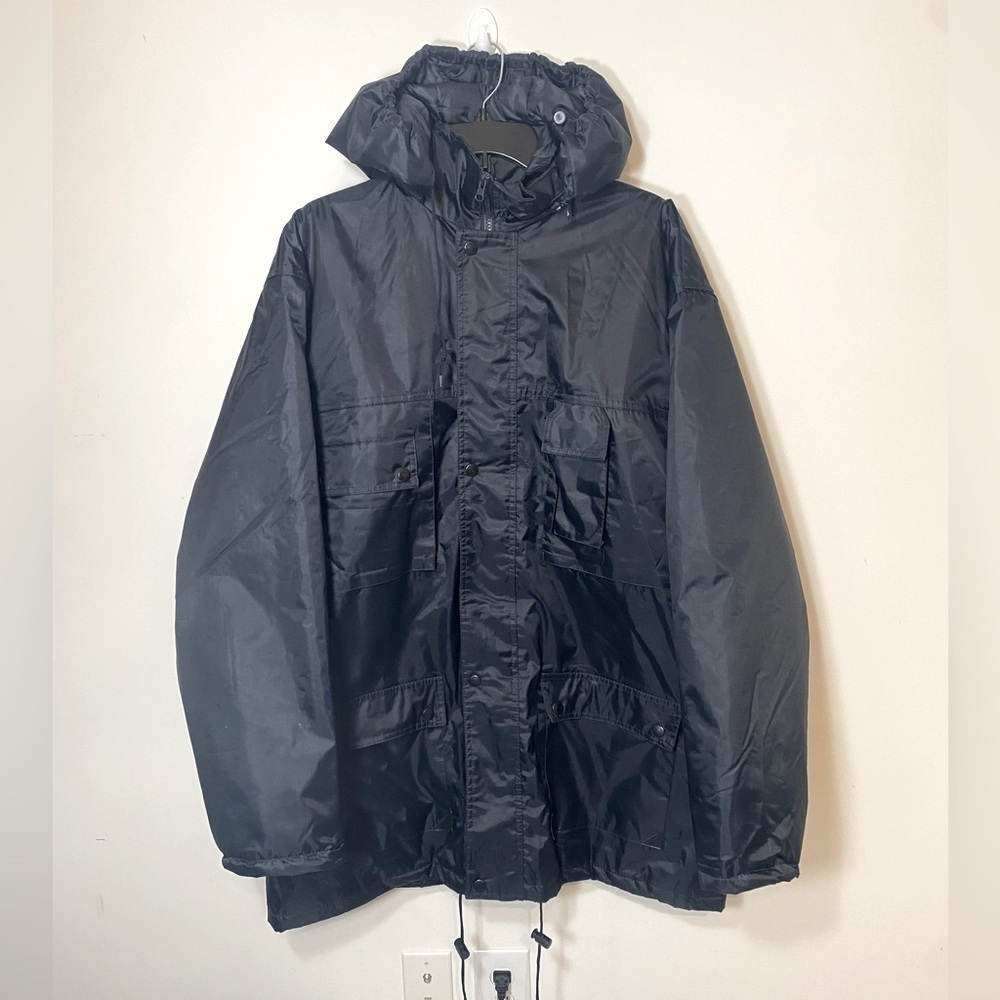 Mil Tec by Sturm Mens Dark Blue Military Outdoor Parka Jacket XL Zip Off Hood